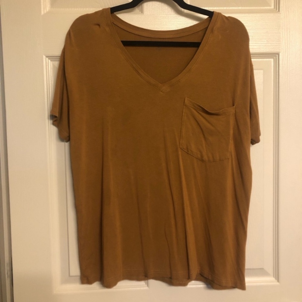 Kyte baby womens v neck in mustard